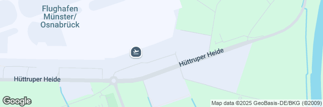 Google Maps Munster/Osnabruck Airport, Airportallee 1, Terminal 2, Greven, 48268, Germany